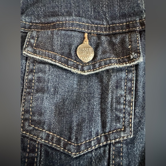 Mossimo Supply Co. Dark Blue Denim Jacket - Picture 4 of 7